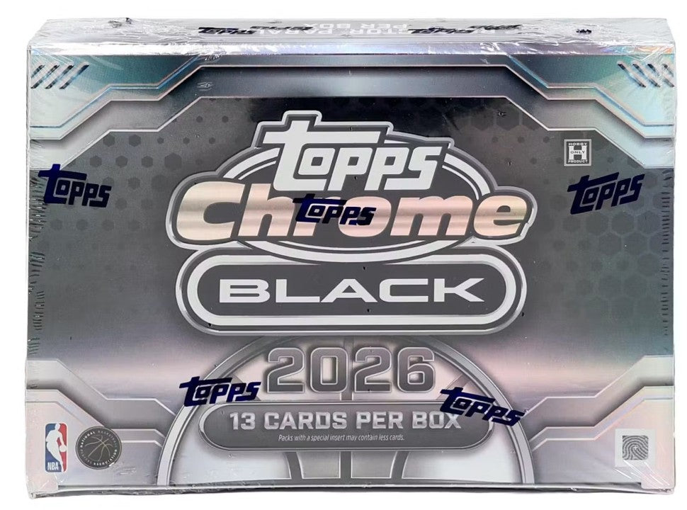 2025/26 Topps Chrome Black Basketball Hobby Box