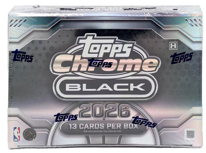 2025/26 Topps Chrome Black Basketball Hobby Box