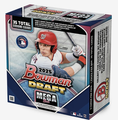 2025 Bowman Draft Baseball Mega 20-Box Case