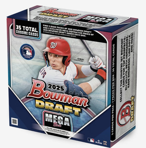2025 Bowman Draft Baseball Mega 20-Box Case