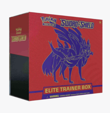 Pokemon Sword & Shield Elite Trainer Box - Artwork may vary [Red OR Blue]