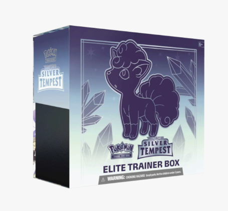 Pokemon Sword & Shield: Silver Tempest Elite Trainer Box (Ripped Box)