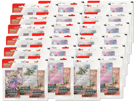 Pokemon Temporal Forces 3-Pack Blister Sealed Case - 72 Booster Packs