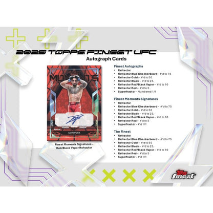 2025 Topps UFC Finest Hobby 8-Box Case