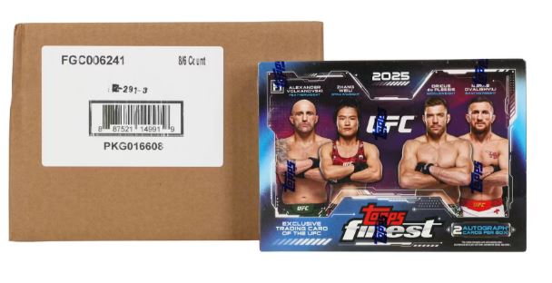 2025 Topps UFC Finest Hobby 8-Box Case