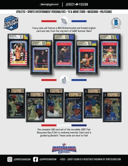 Americana Edition Case- (1) Graded/Autograph/Word or Material Item Per Box - (32) Boxes
