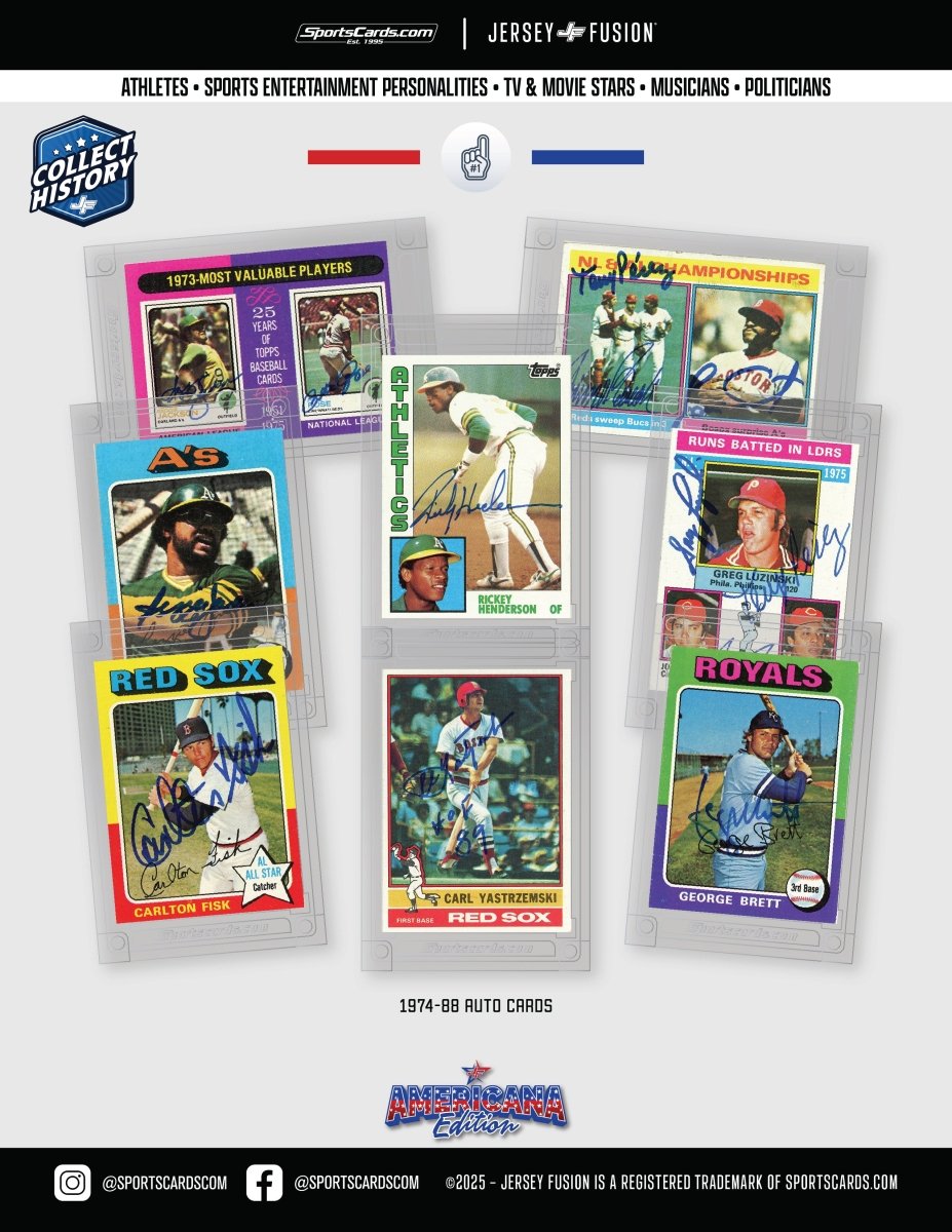 Americana Edition Case- (1) Graded/Autograph/Word or Material Item Per Box - (32) Boxes