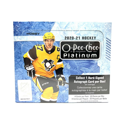 2020-21 Upper Deck O-Pee-Chee Platinum Hockey Hobby Box