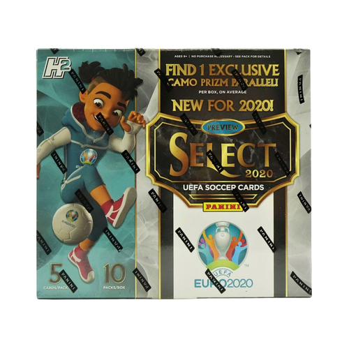 2019-20 Panini Select UEFA Euro Soccer Hobby Hybrid H2 Box