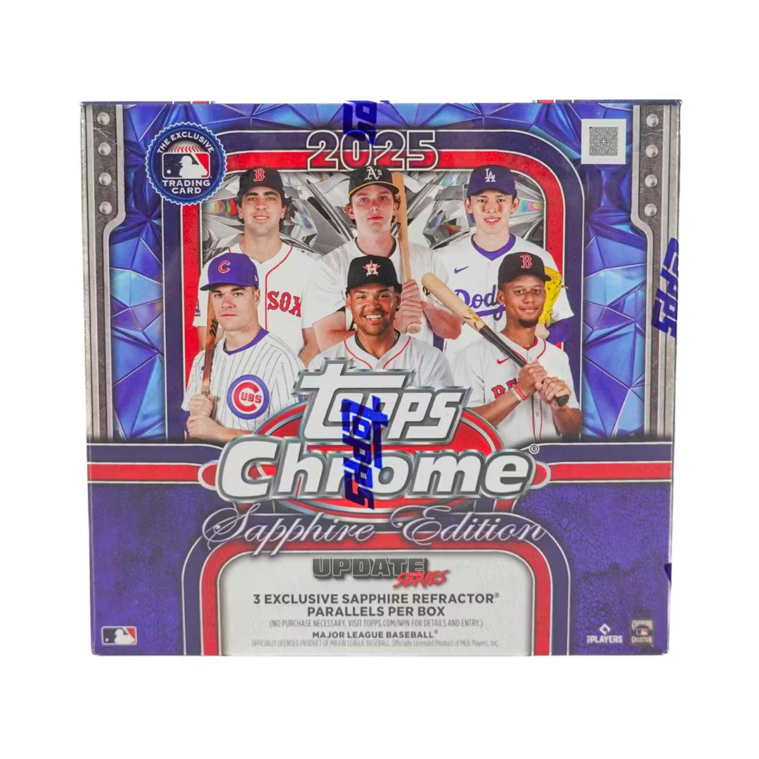 2025 Topps Chrome Update Series Baseball Sapphire Edition Box
