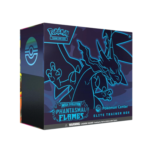 Pokemon Mega Evolution Phantasmal Flames POKEMON CENTER Elite Trainer Box