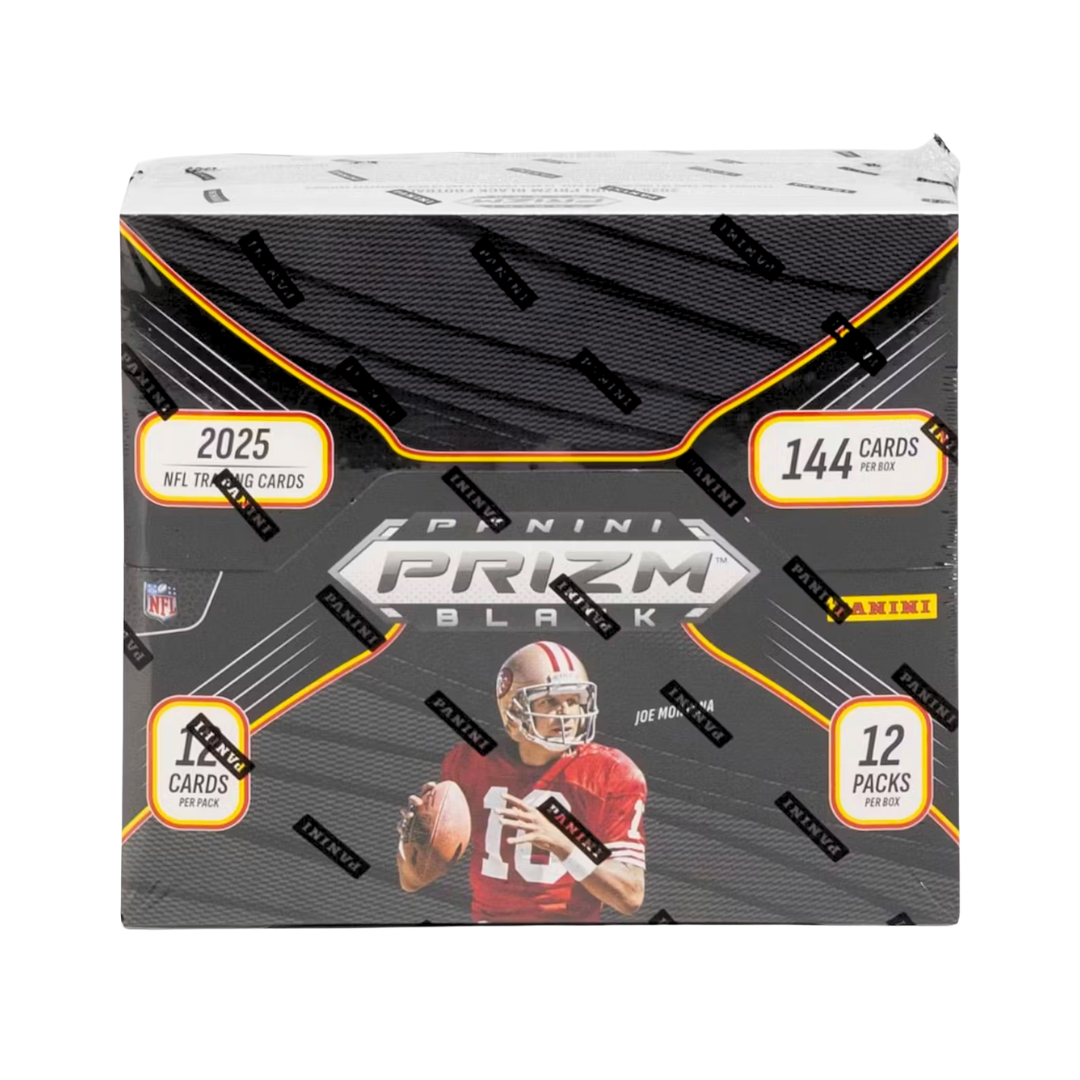 2025 Panini Prizm Black Football Hobby Box