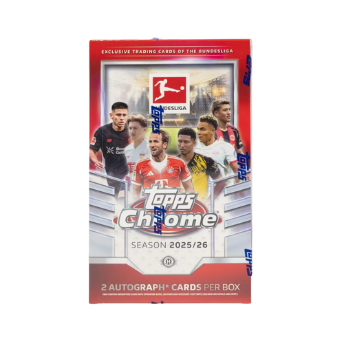 2025-26 Topps Chrome Bundesliga Soccer Hobby Box