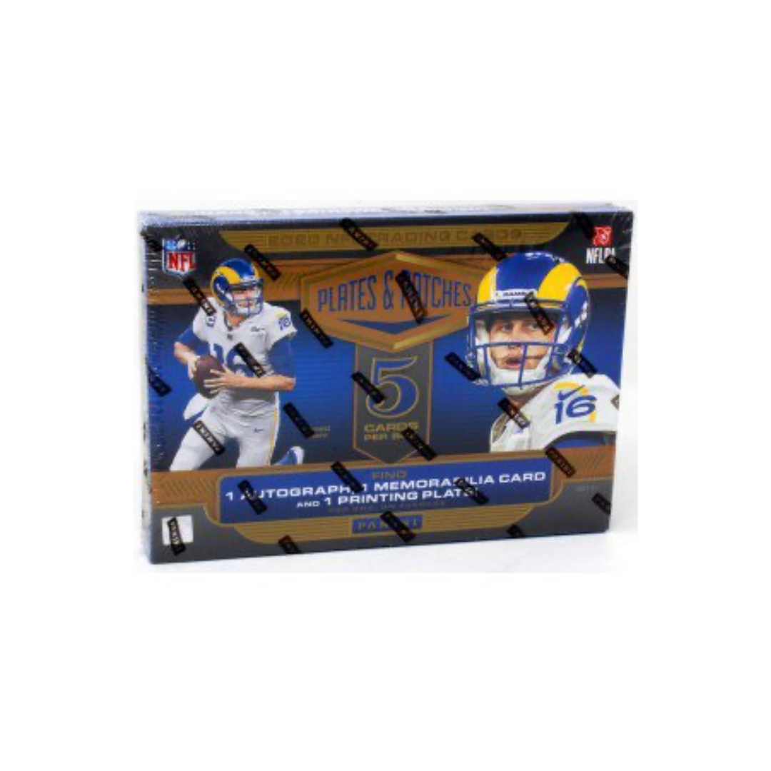 2020 Panini Plates & Patches Football Hobby Box