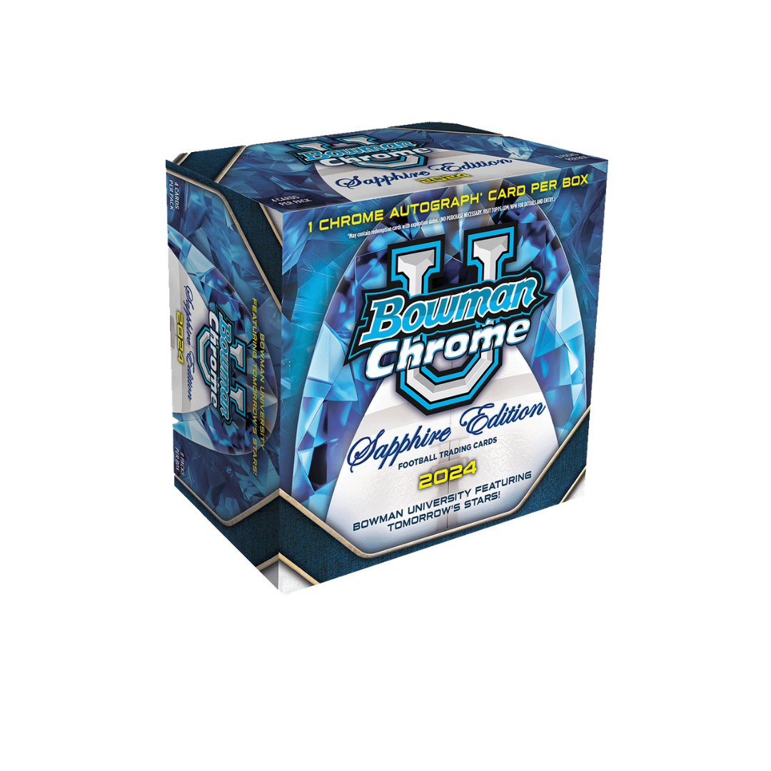 2024 Bowman Chrome University Football Sapphire Edition Box