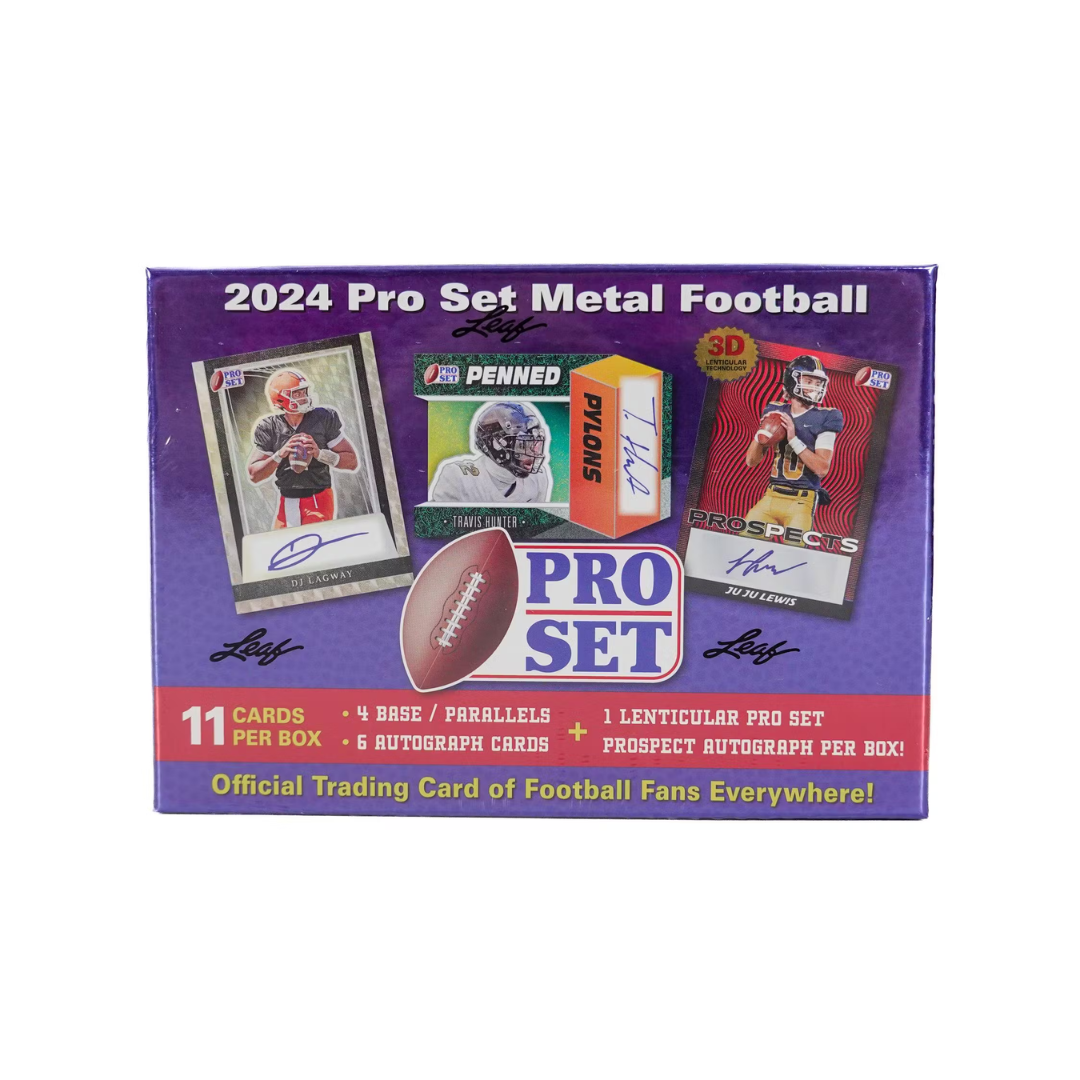 2024 Pro Set Metal Football Hobby Box
