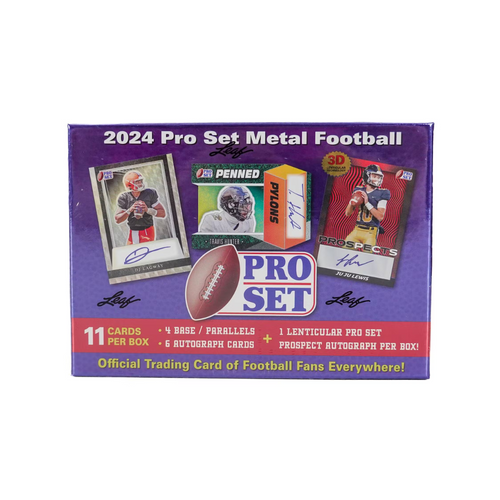 2024 Pro Set Metal Football Hobby Box
