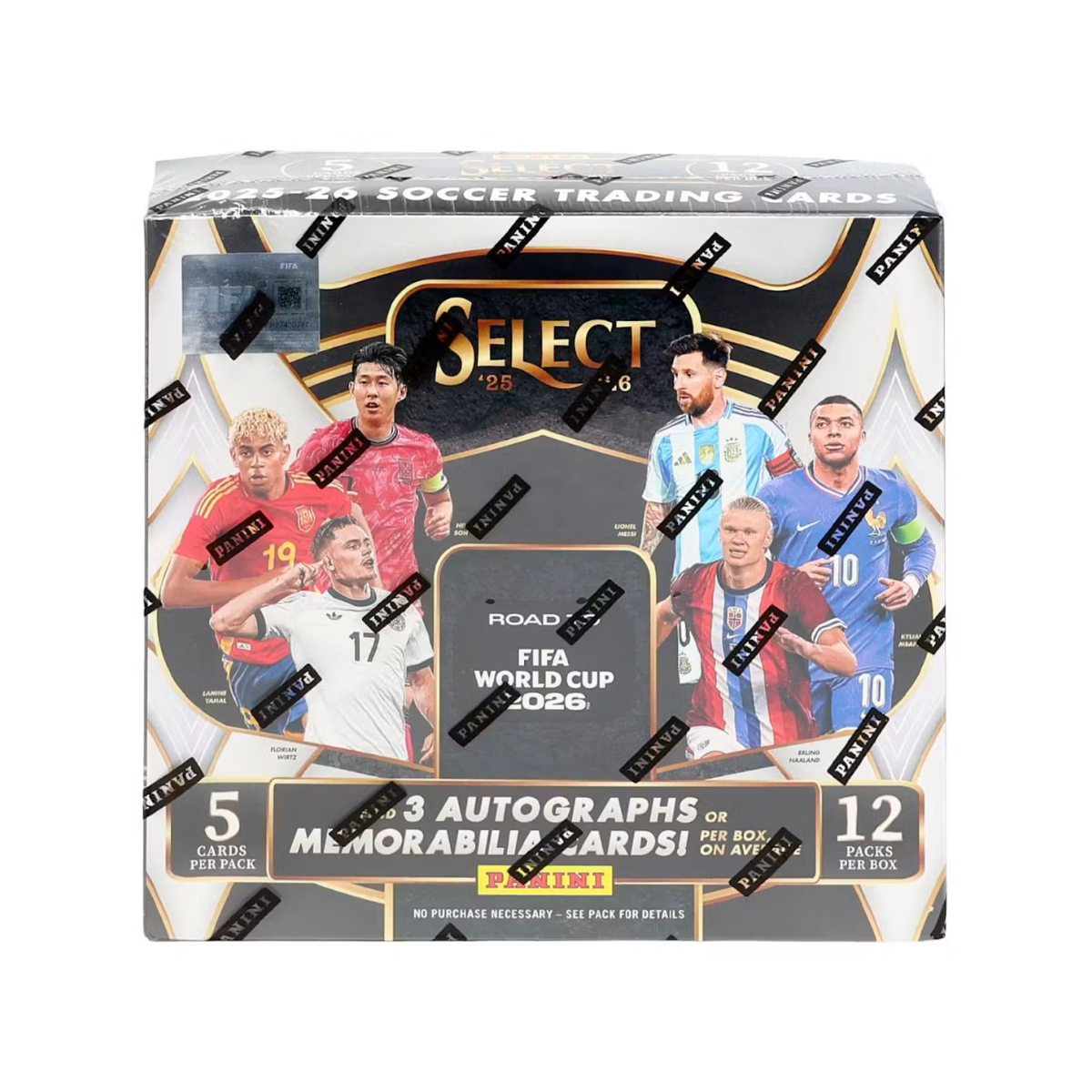 2025-26 Panini Select Road To FIFA World Cup 2026 Soccer Hobby Box