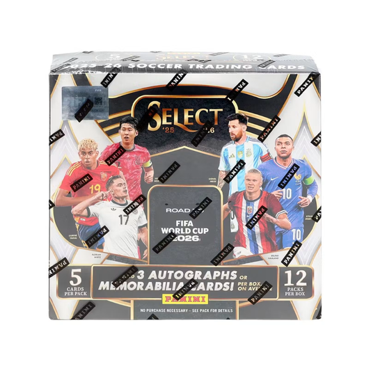 2025-26 Panini Select Road To FIFA World Cup 2026 Soccer Hobby Box