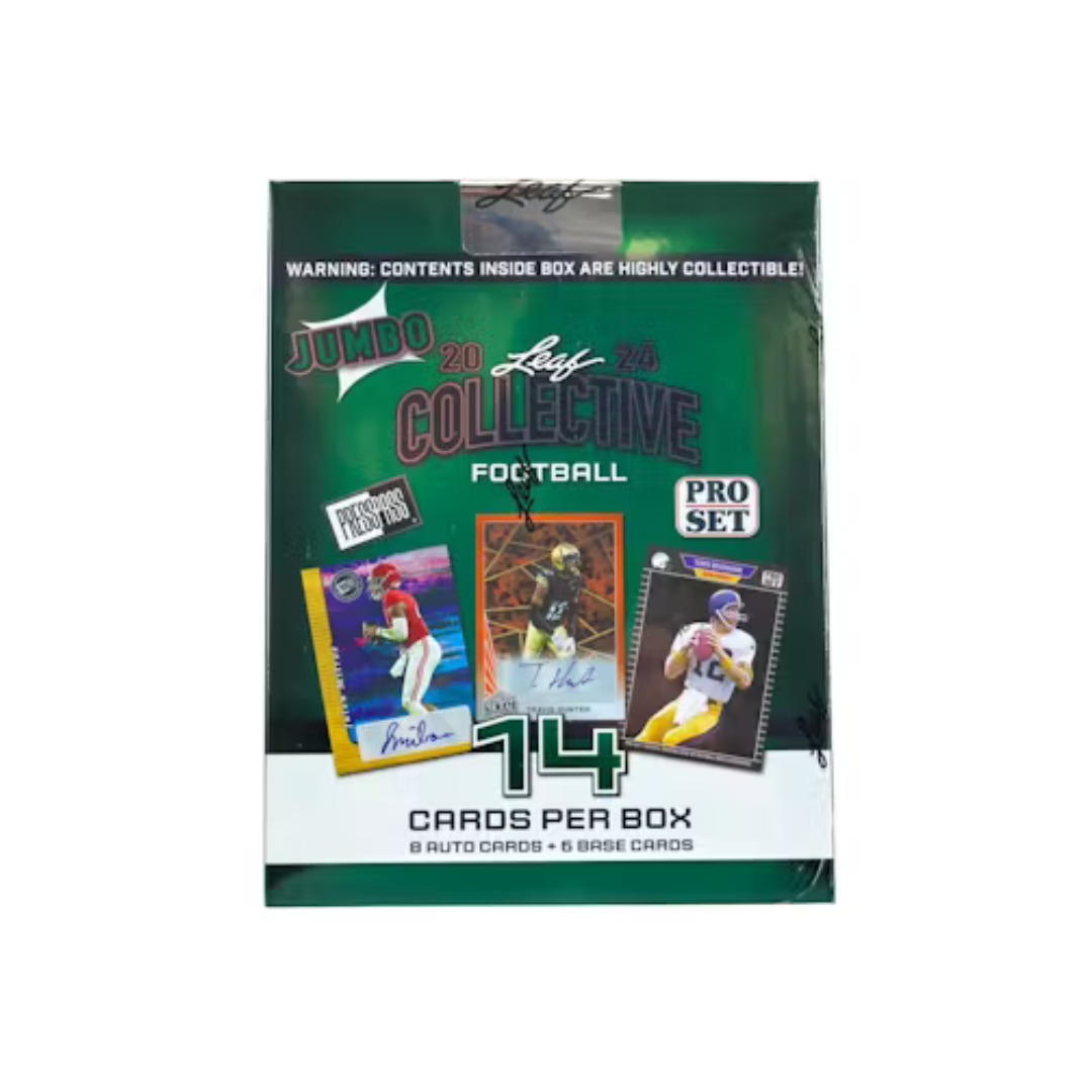 2024 Leaf Collective Football Hobby Jumbo Box