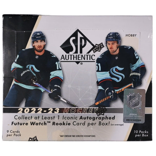 2022-23 Upper Deck SP Authentic Hockey Hobby Box