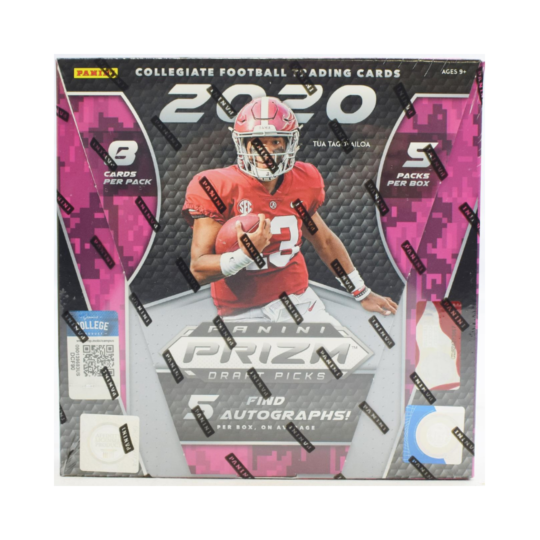2020 Panini Prizm Collegiate Draft Picks Football Hobby Box