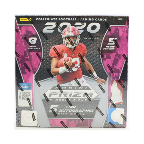 2020 Panini Prizm Collegiate Draft Picks Football Hobby Box