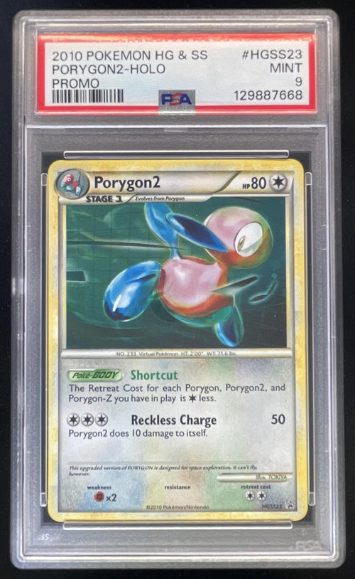 2010 Pokemon HG & SS Promo #HGSS23 Porygon2 Holo PSA 9