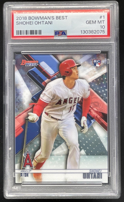 2018 Bowman's Best #1 Shohei Ohtani RC PSA 10
