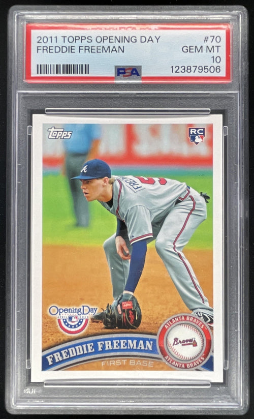 2011 Topps Opening Day #70 Freddie Freeman RC PSA 10