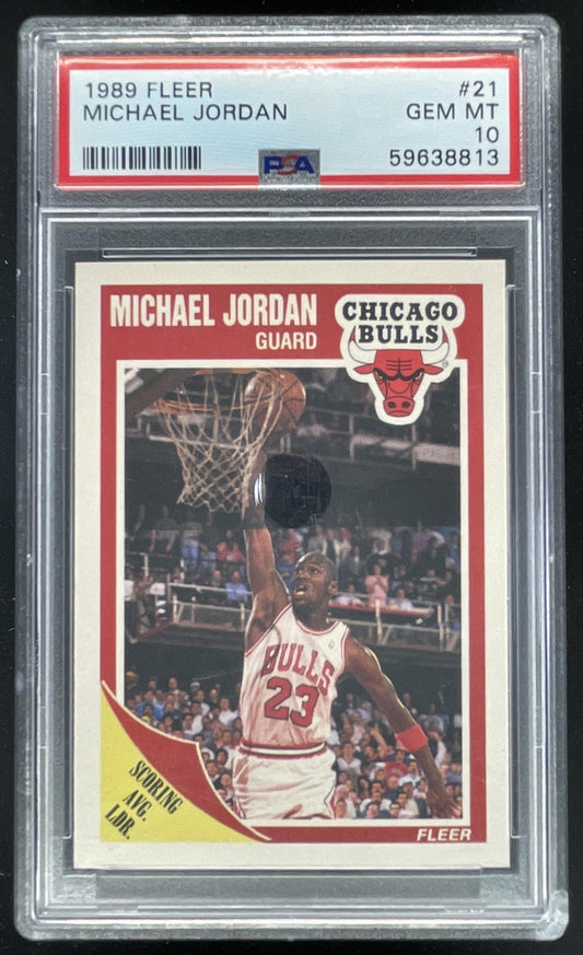 1989-90 Fleer #21 Michael Jordan PSA 10