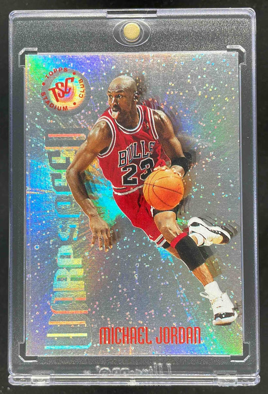 1995-96 Topps Stadium Club Warp Speed #WS1 Michael Jordan