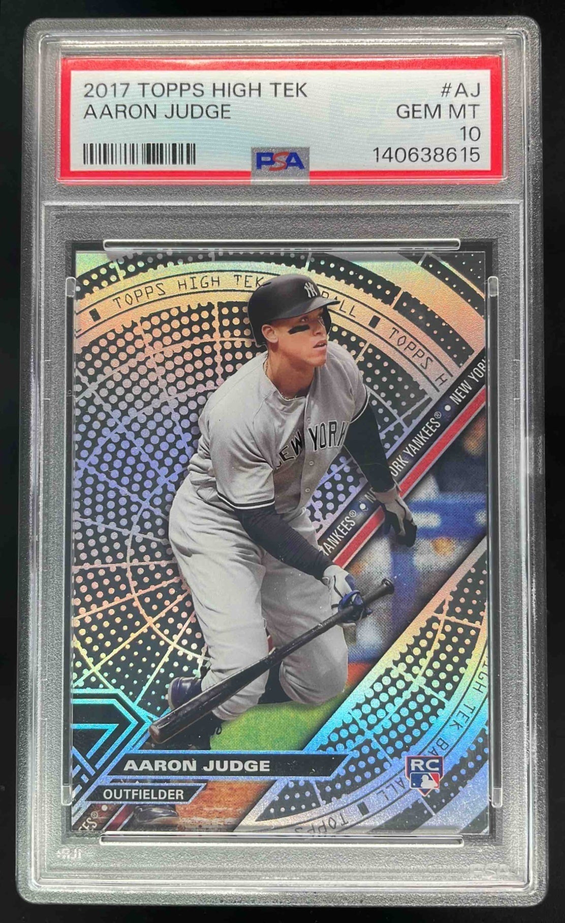 2017 Topps High Tek #HT-AJ Aaron Judge RC PSA 10