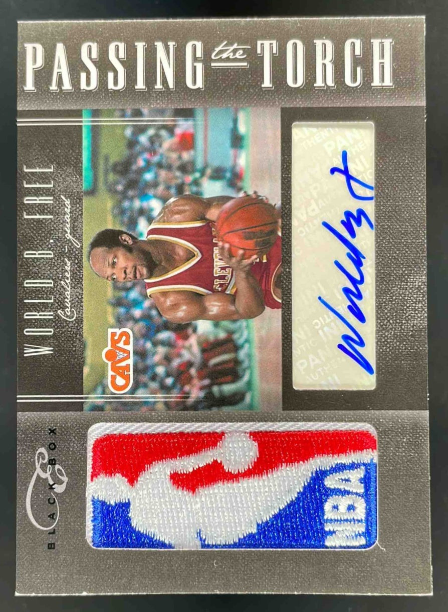 2010 Panini Elite Black Box Passing the Torch World B. Free Monta Ellis Auto /99