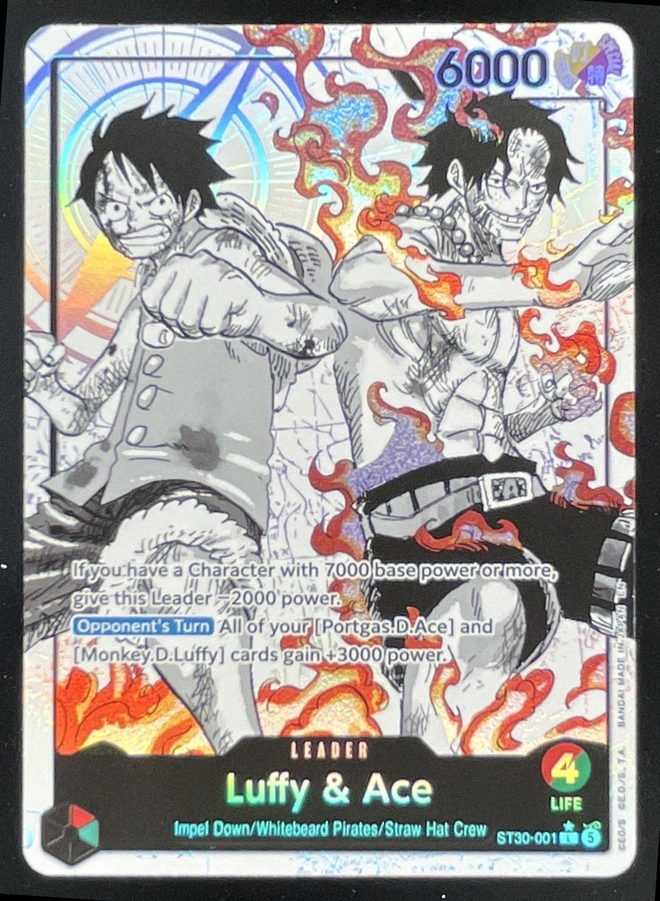 One Piece Luffy & Ace Parallel - Starter Deck EX: Luffy & Ace ST-30