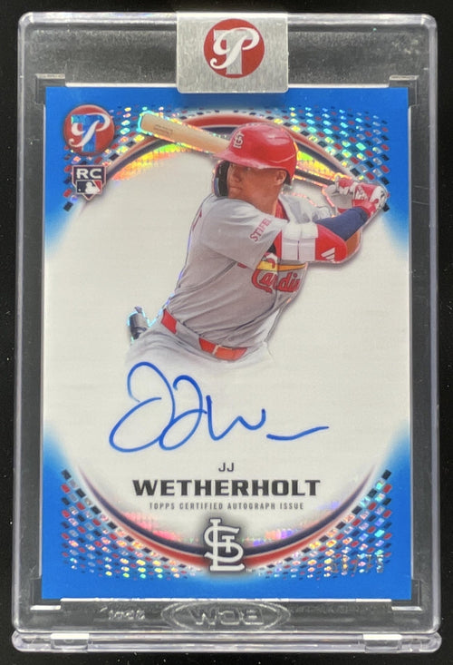 2026 Topps Pristine Blue Pristine #PA-JJW JJ Wetherholt RC Auto /75