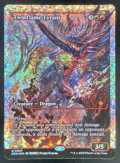 2024 Magic: The Gathering Foundations Foil #0437 Twinflame Tyrant