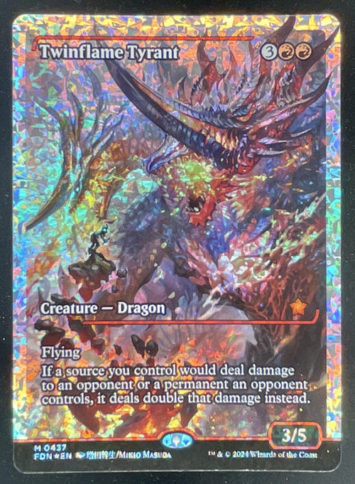 2024 Magic: The Gathering Foundations Foil #0437 Twinflame Tyrant