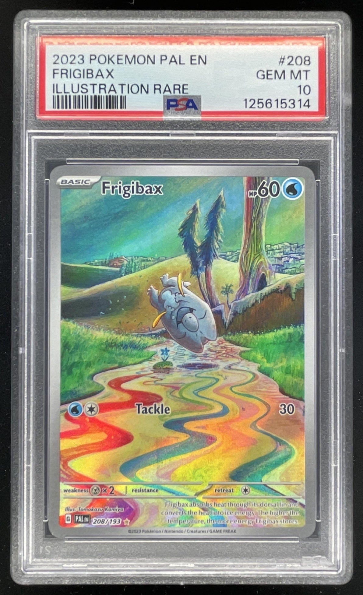 2023 Pokemon Scarlet & Violet Paldea Evolved #208/193 Frigibax Rare PSA 10
