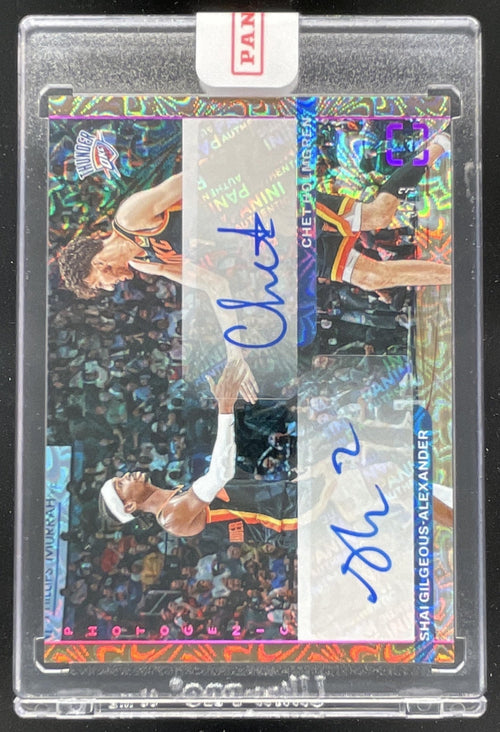 2024-25 Photogenic Dual #DA-OKC Chet Holmgren Shai Gilgeous-Alexander Auto
