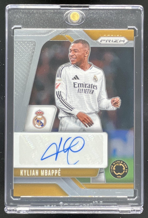 2025 Panini Prizm FIFA Club World Cup Signatures #S-KM Kylian Mbappe Auto