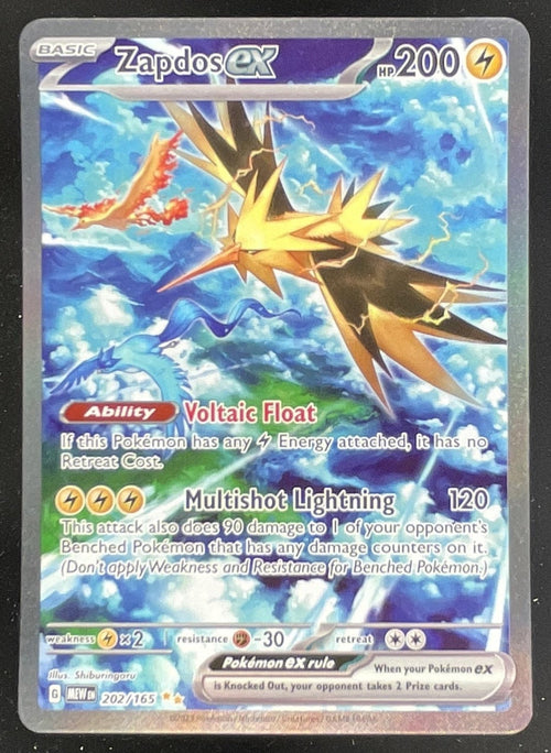 2023 Pokemon SV 151 #202/165 Zapdos ex Special Illustration Rare