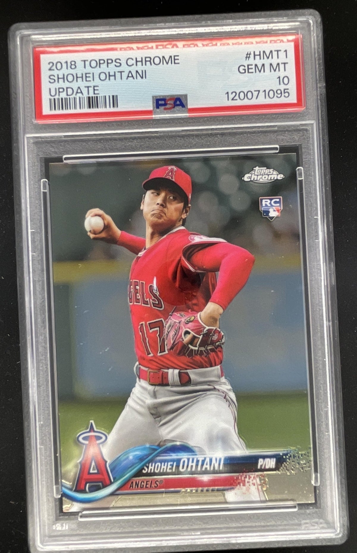 2018 Topps Chrome Update #HMT1 Shohei Ohtani RC PSA 10