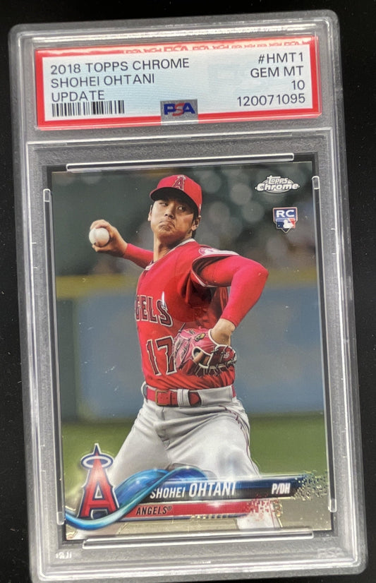 2018 Topps Chrome Update #HMT1 Shohei Ohtani RC PSA 10