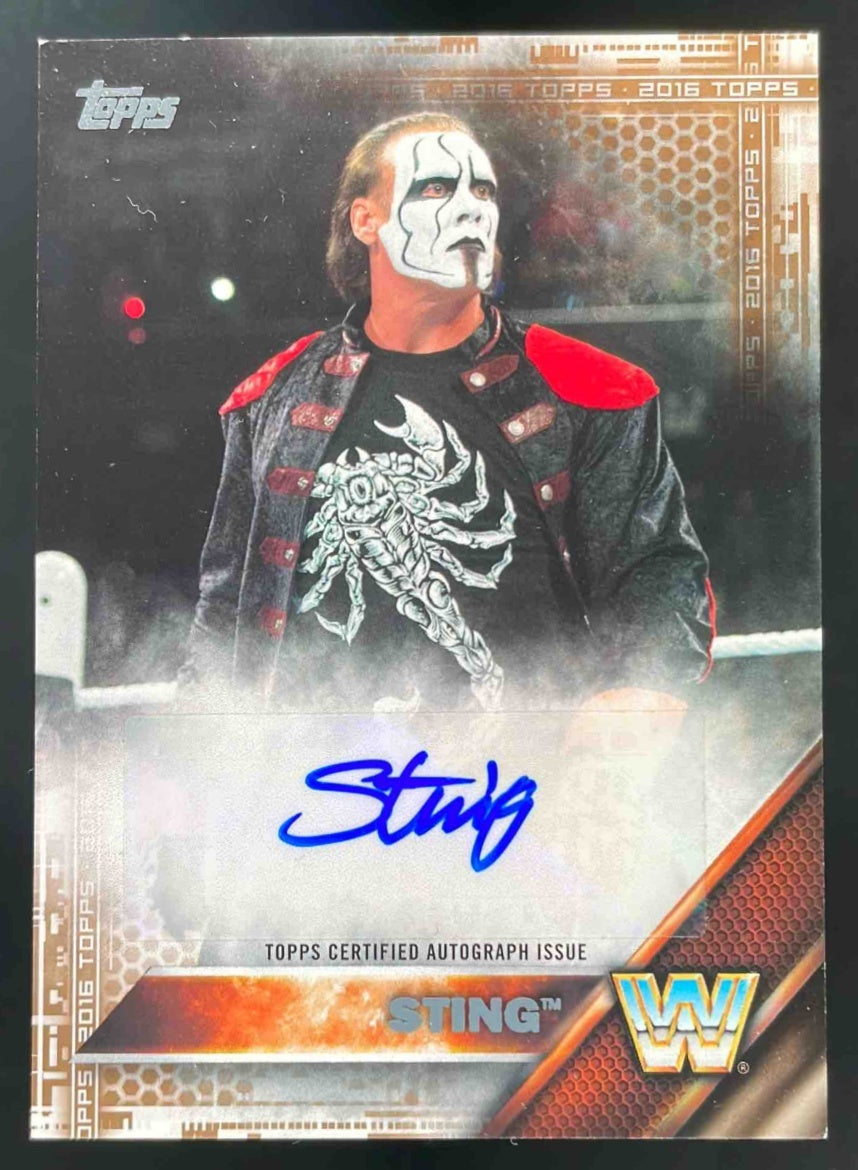 2016 Topps WWE Then Now Forever Autographs Bronze #NNO Sting Autograph Auto /50