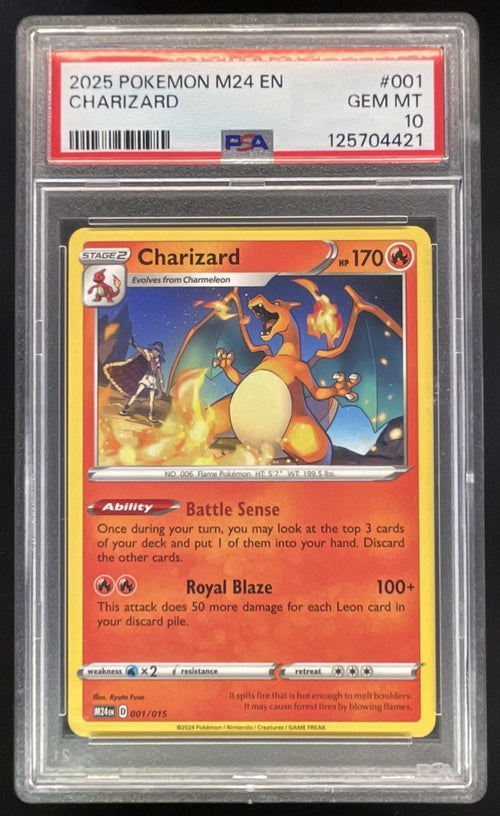 2025 Pokemon M24 EN McDonalds #001 Charizard PSA 10