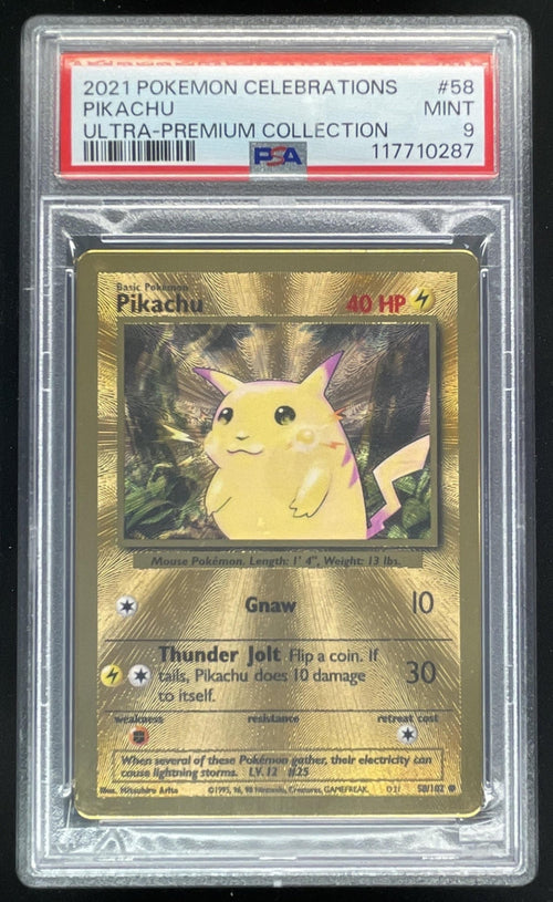 2021 Pokemon Celebrations Ultra Premium Collection #58 Pikachu PSA 9