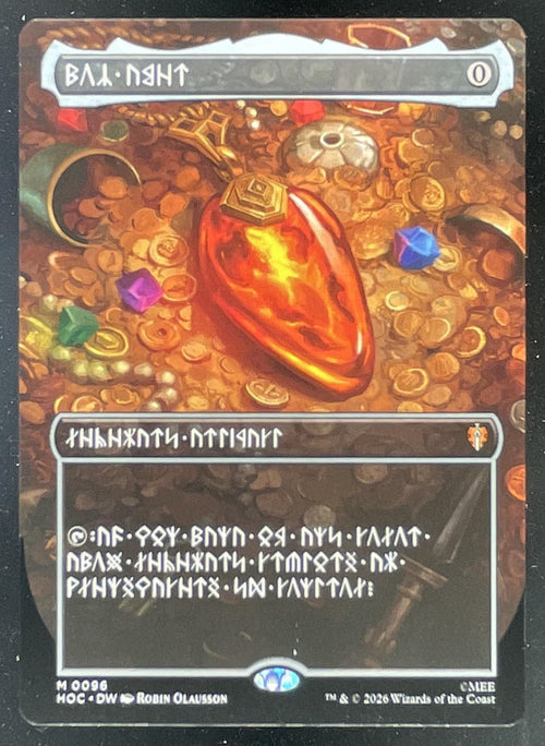 Magic The Gathering Mox Amber Borderless Dwarvish - The Hobbit: Eternal-Legal