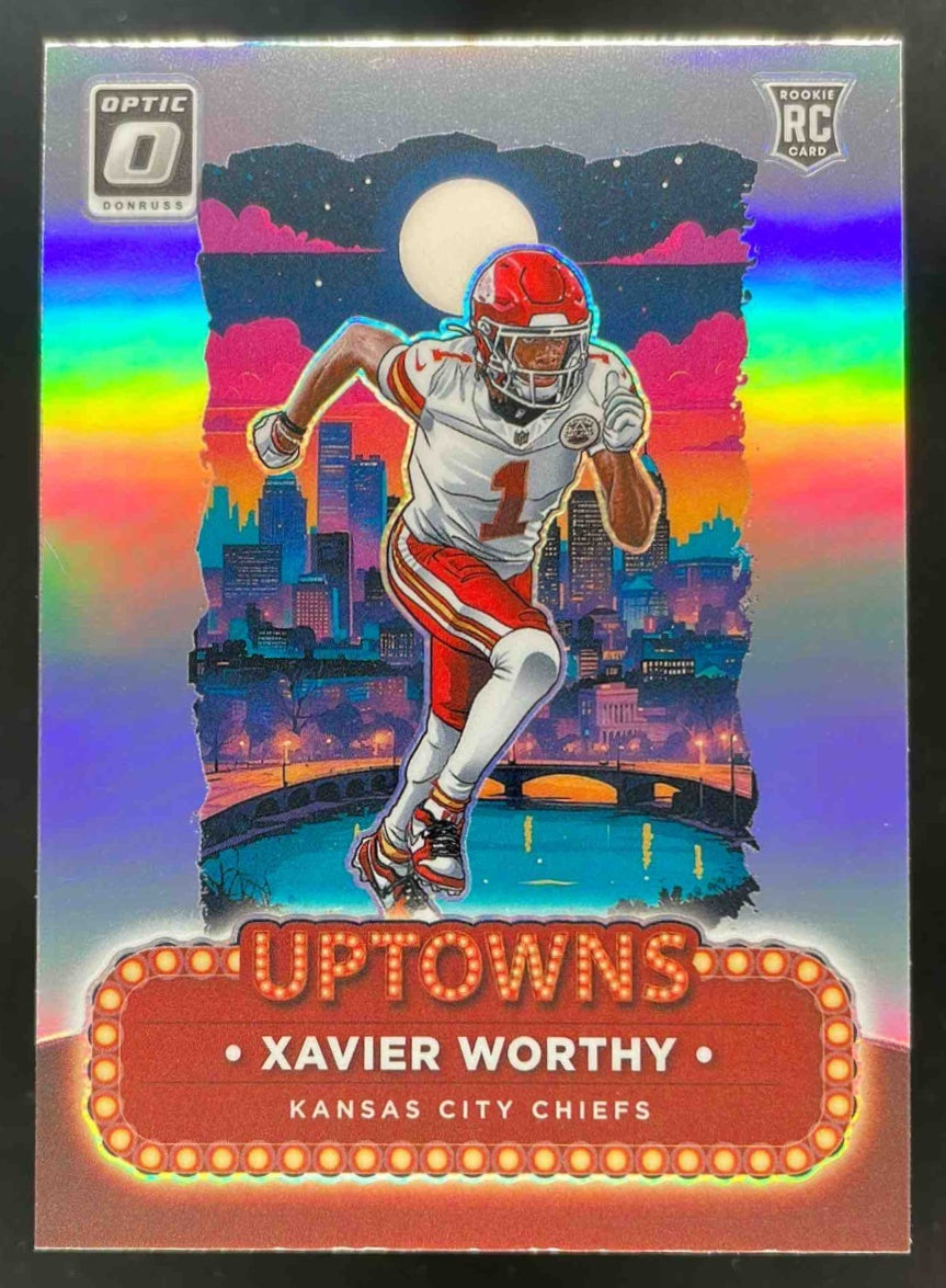 2024 Panini Donruss Optic Uptowns #7 Xavier Worthy RC SSP