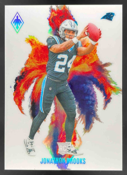 2024 Panini Phoenix Color Blast #CB-JBS Jonathon Brooks RC SSP